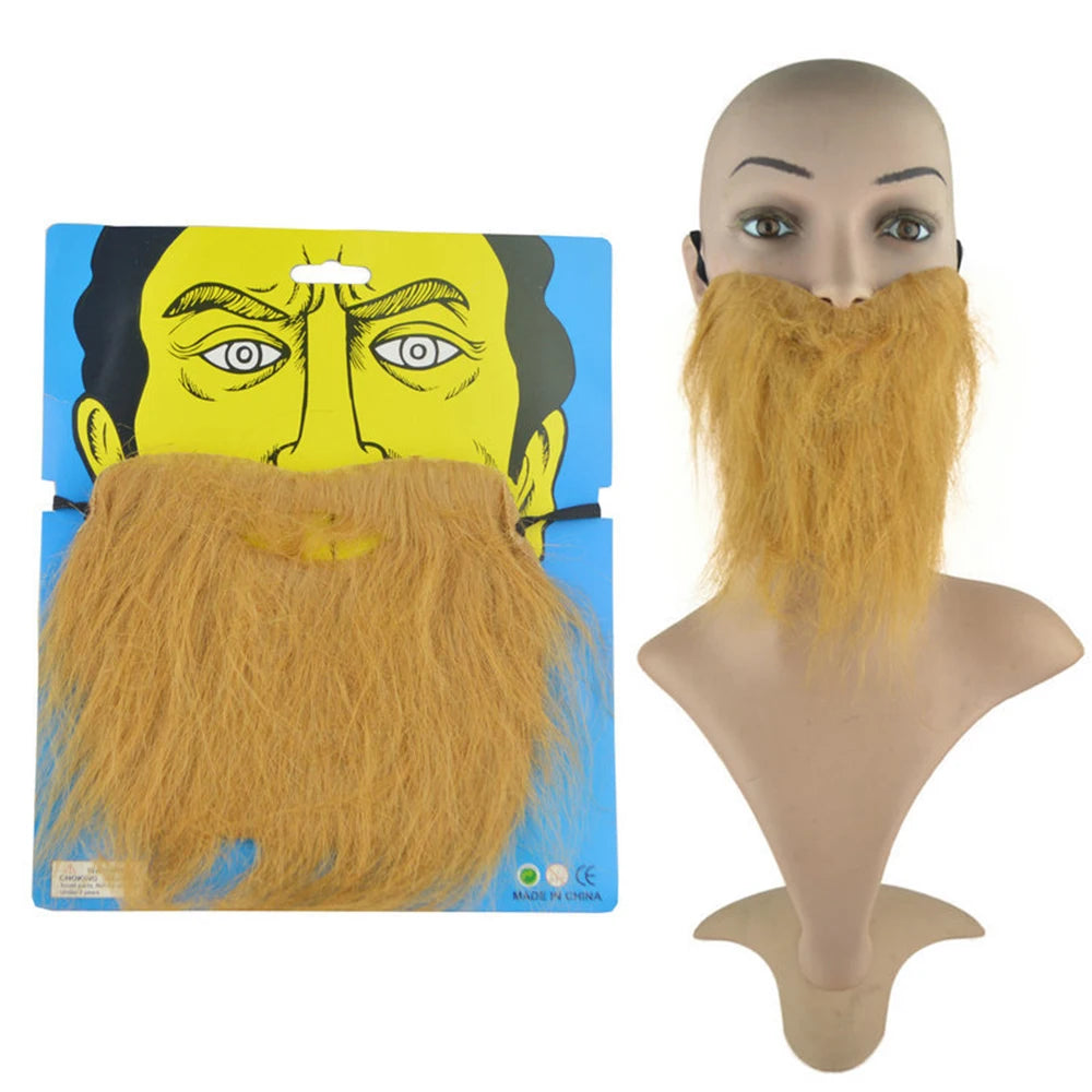 Masquerade Props Holiday Party Dress Up Fake Beard Simulation Beard Eight Character Beard Beard Man's Beard Prom Party Props