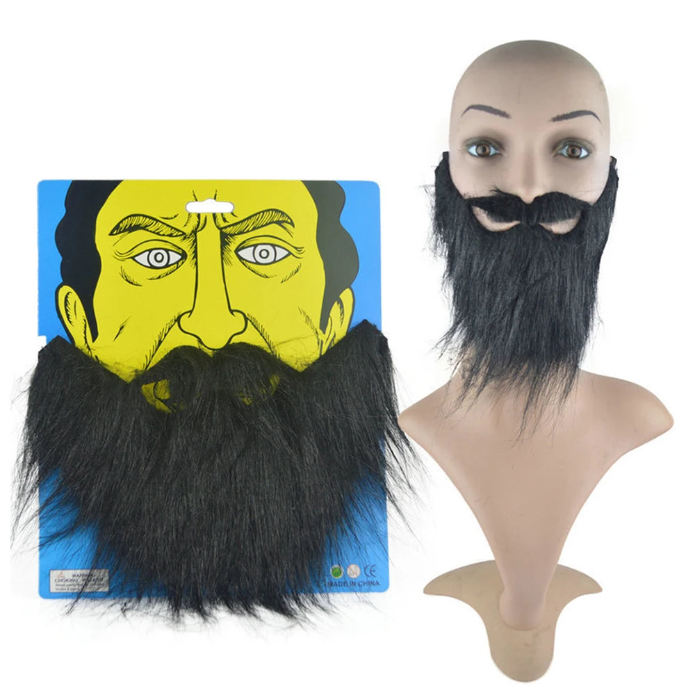 Masquerade Props Holiday Party Dress Up Fake Beard Simulation Beard Eight Character Beard Beard Man's Beard Prom Party Props