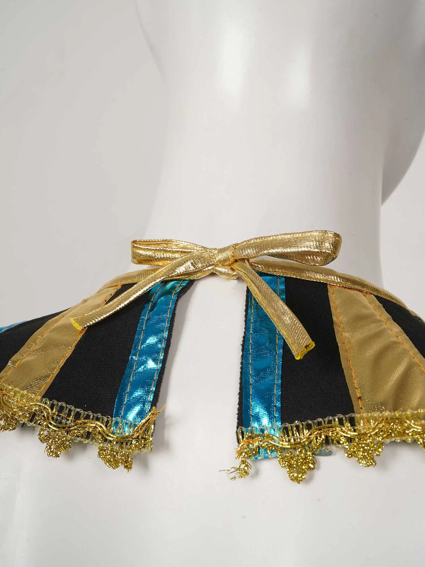 Egyptian Pharaoh Priest Costume Accessories Adult Cleopatra Queen Belt Collar Cane Hat Set Women Men Cosplay Egypt King Clothing