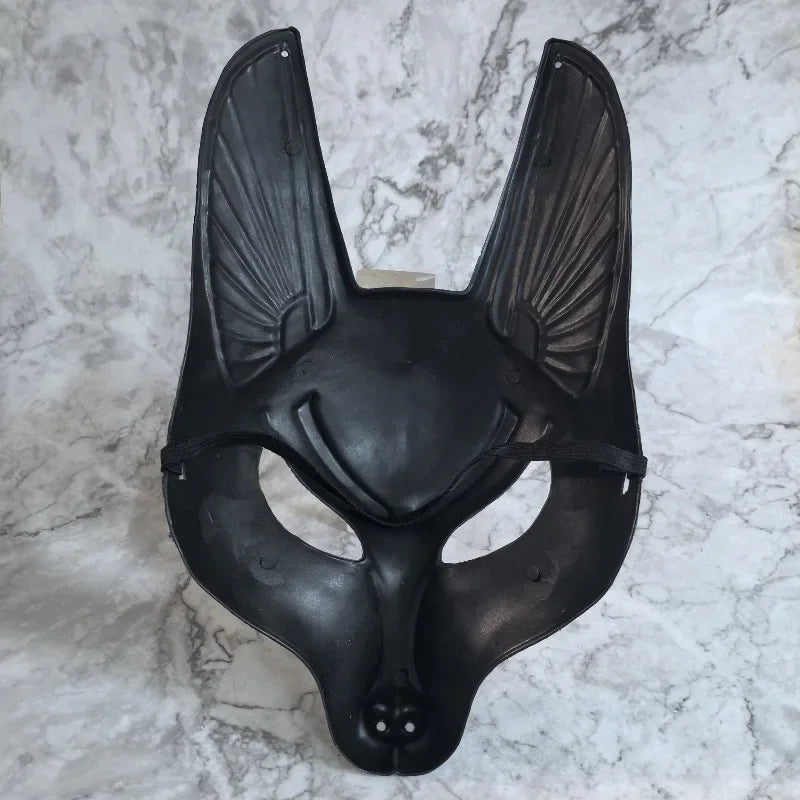 Ancient Egyptian Anubis Cosplay Face Mask Wolf Head Helmet Costume Party Show Prop Halloween Fancy Dress Ball Toy