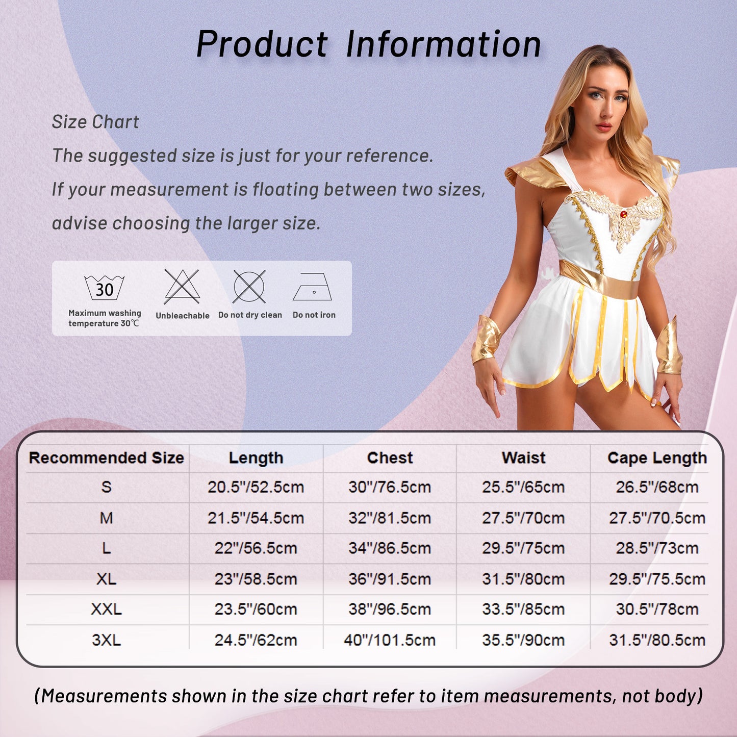 Womens Ancient Greek Roman Godness Empress Cosplay Costume Cape Leotard Dress Toga with Wristbands for Halloween Theme Party