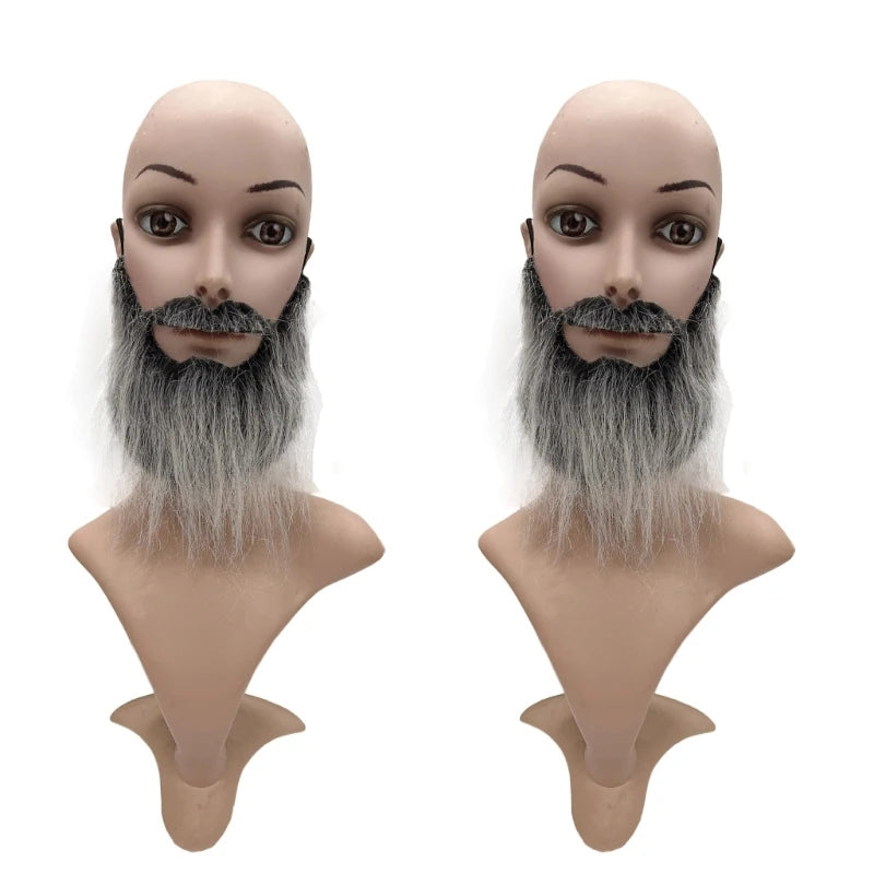 DIY Fancy Dress Fake Beard Long Fluff Beards Cosplays Costume Props Halloween Beard Mustache Christmas Party Dropshiping