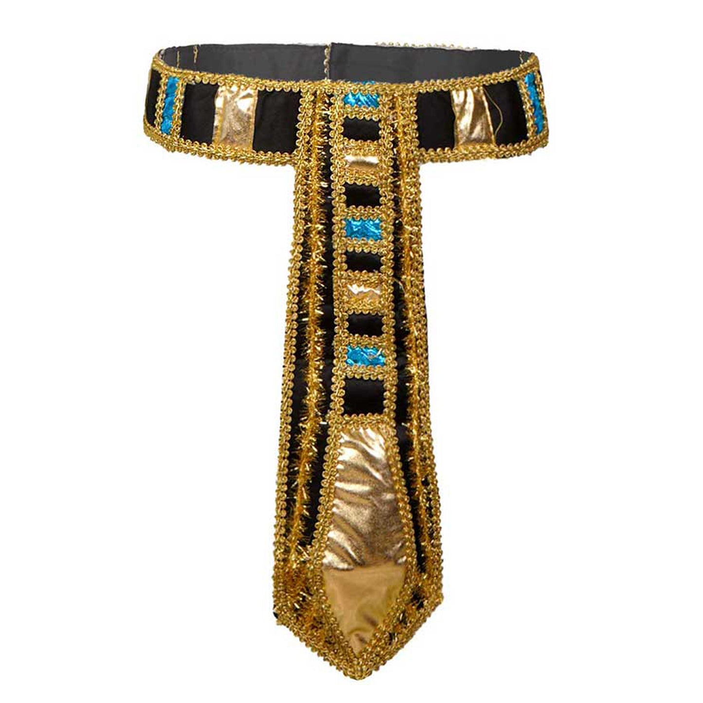 Women Men Egyptian Pharaoh Priest Cosplay Costume Egypt King Clothes Cleopatra Queen Belt Collar Cane Costume Accessories