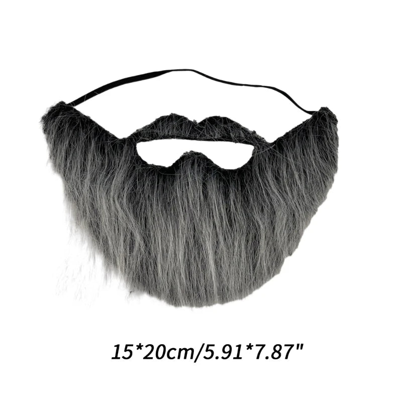 DIY Fancy Dress Fake Beard Long Fluff Beards Cosplays Costume Props Halloween Beard Mustache Christmas Party Dropshiping