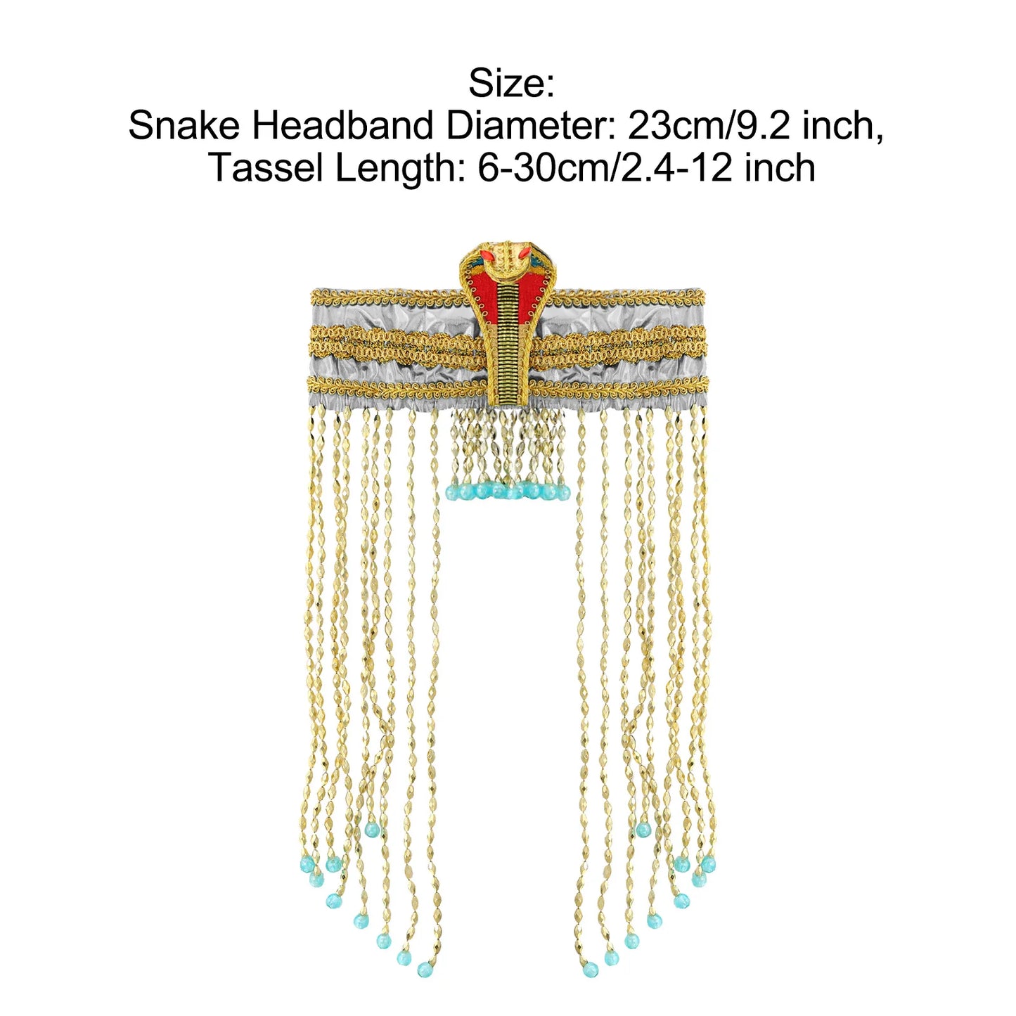 Egyptian Pharaoh Costume Accessories Adult Egypt King Queen Cleopatra Roleplay Belt/Collar /King Cane/Pharaoh Hat Set