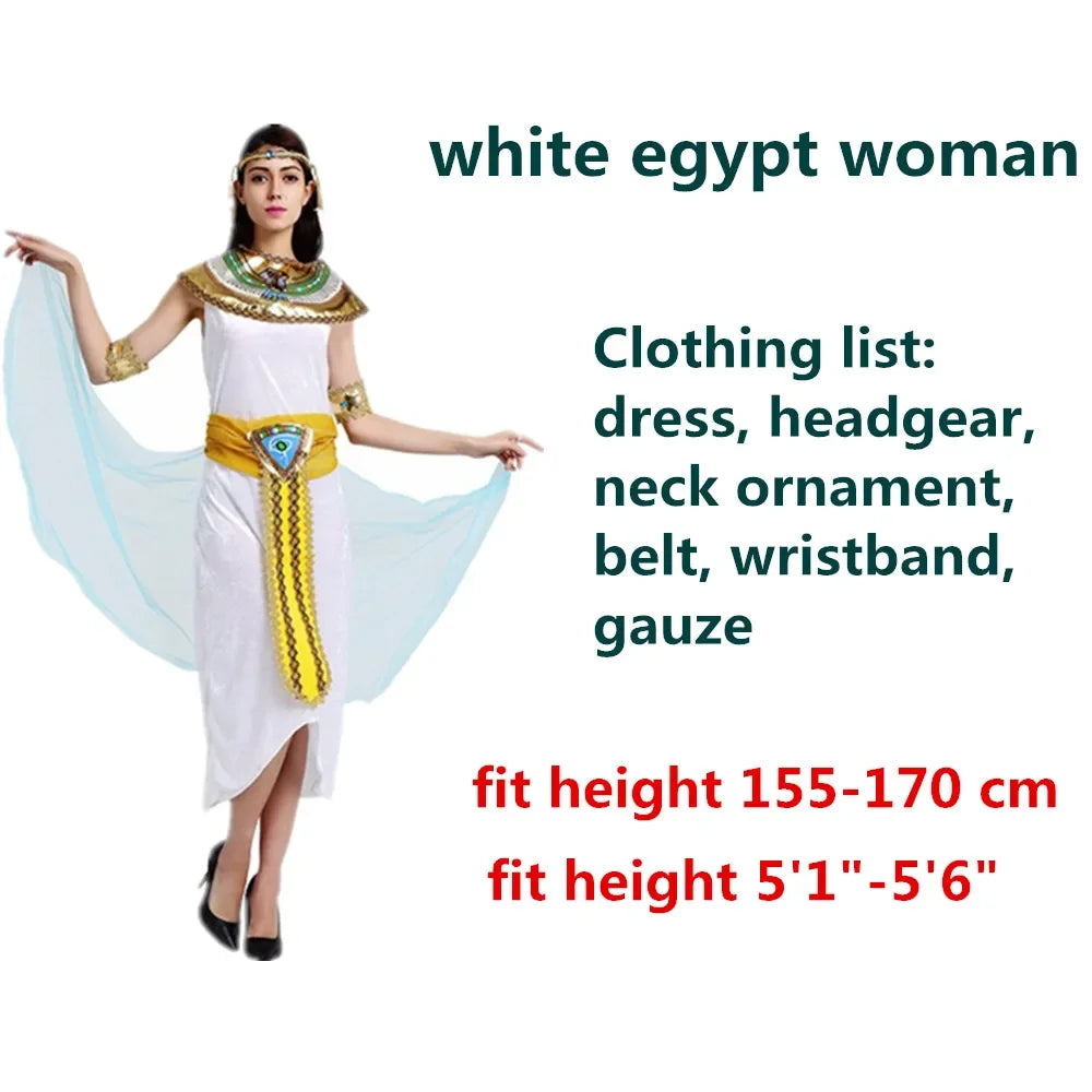 Carnival Costumes Egypt Greece  Rome Adult cosplay Pharaoh Queen Nile Halloween Party Festival Gift Clothes  anime cosplay