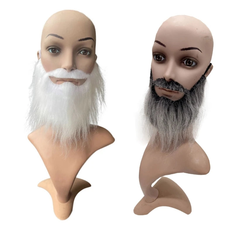 DIY Fancy Dress Fake Beard Long Fluff Beards Cosplays Costume Props Halloween Beard Mustache Christmas Party Dropshiping