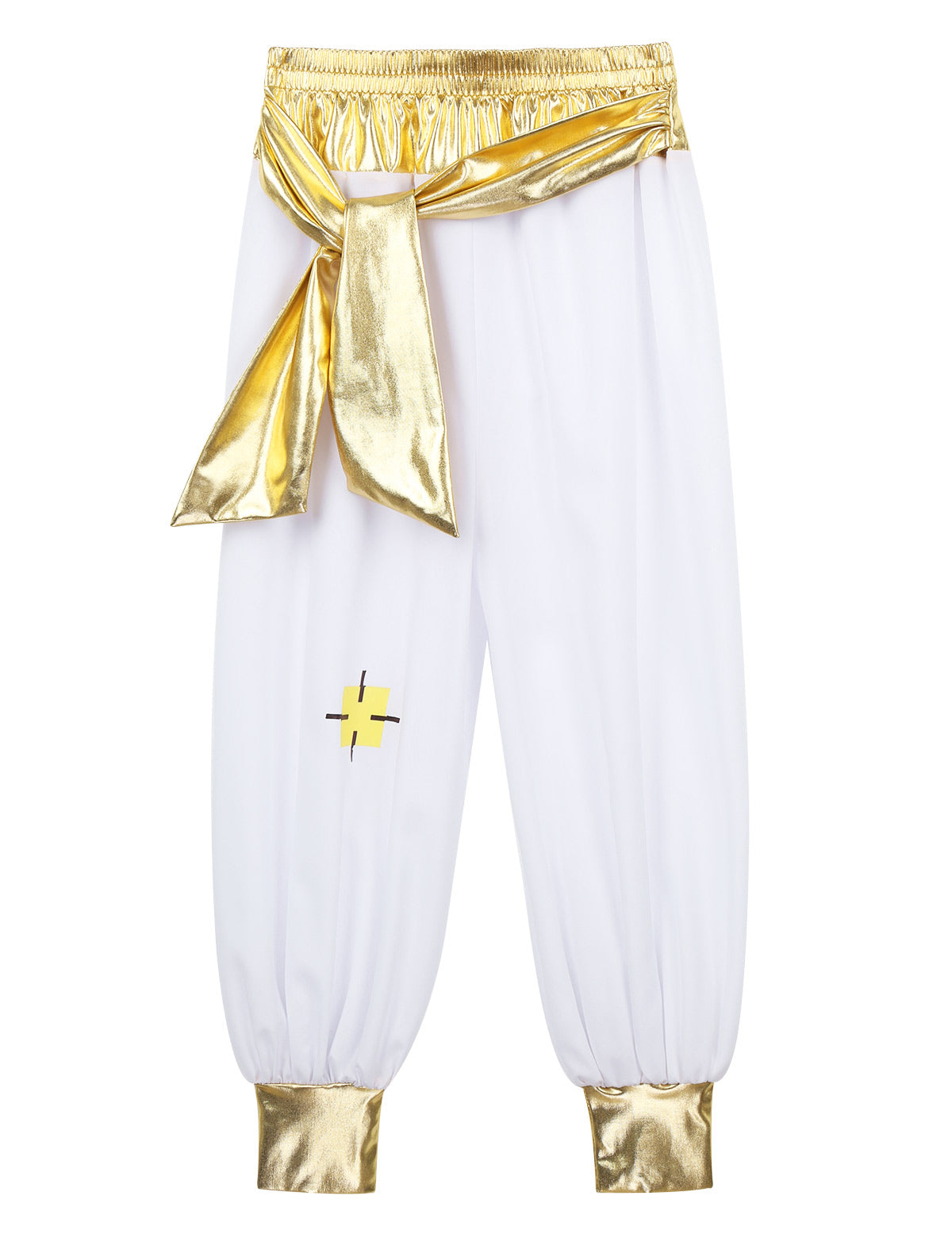 Boys Mythical Prince Aladin Carnival Cosplay Outfit Halloween Party Arabian Prince Role Play Waistcoat Vest Top+Belted Pants