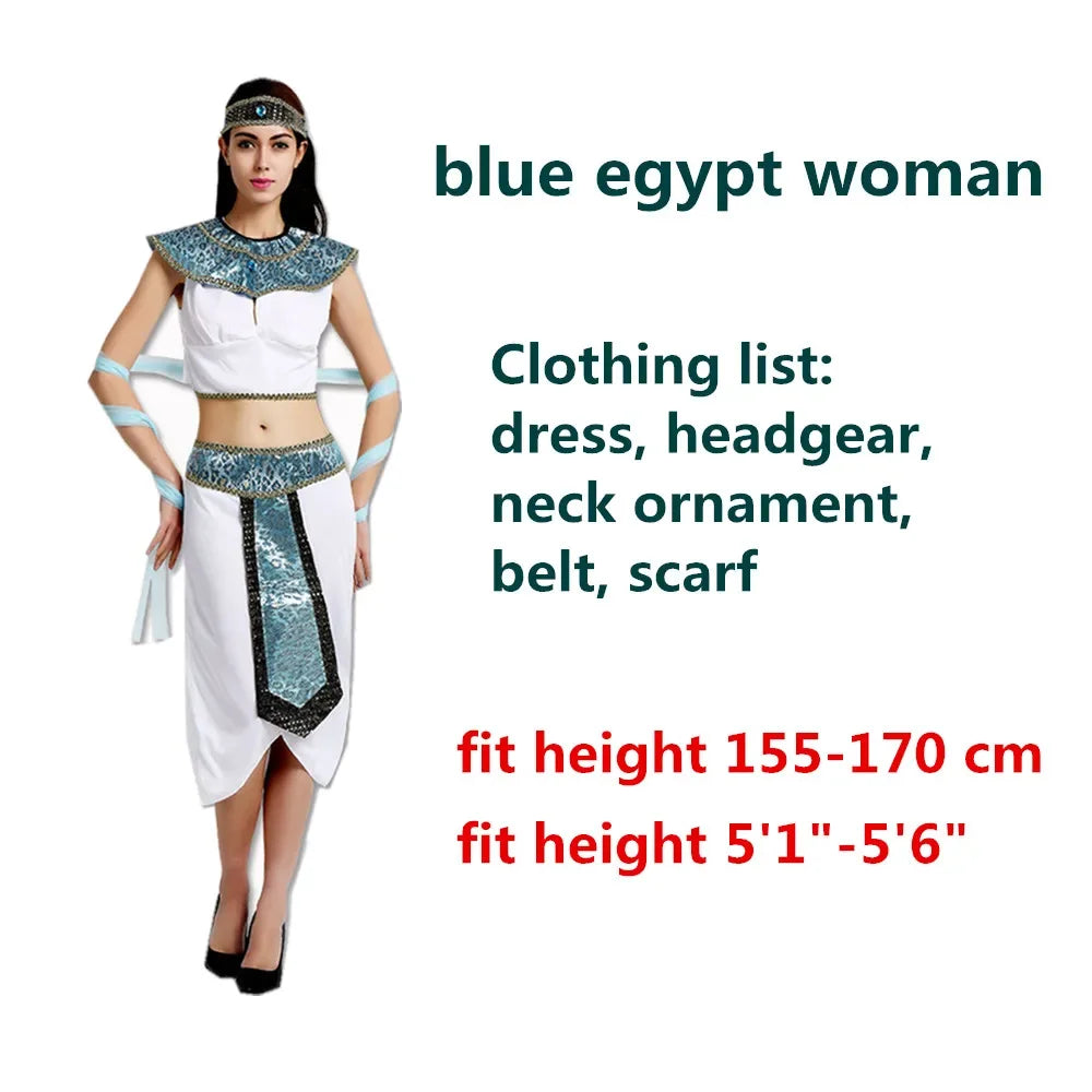 Carnival Costumes Egypt Greece  Rome Adult cosplay Pharaoh Queen Nile Halloween Party Festival Gift Clothes  anime cosplay