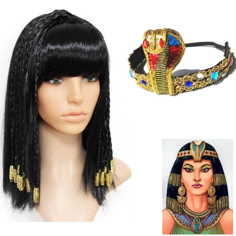 Cosplay Egyptian Headband Golden Color Snake Hairbands Party Hair Decors